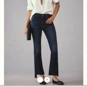 MOTHER Best-Selling Ankle Step Hem Crop Jeans in Off Limits Sz 25 NWT $258!!